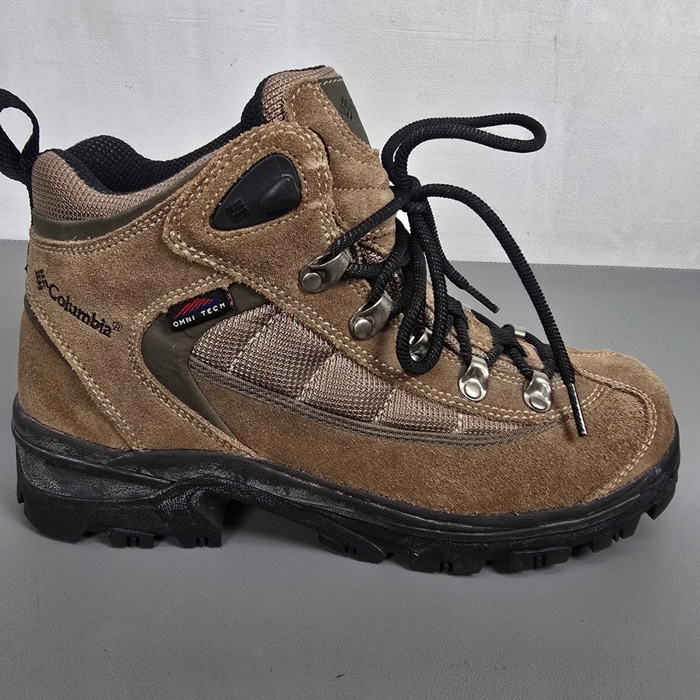 Columbia Copper River II Womens Hiking Boots Brown Suede Omni-Tech BL3020 9.5 - Picture 12 of 14
